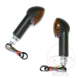 MINI INDICATOR  CATEYE JMP LONG BLACK TINTED GLASS