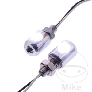 NUMBER PLATE LIGHTS JMP CHROME