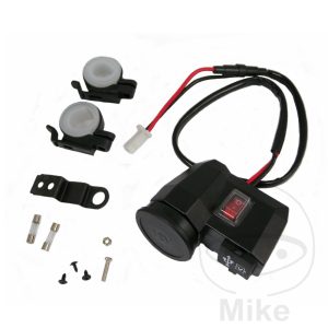 CIGARETTE LIGHTER+USB JMP WITH SWITCH