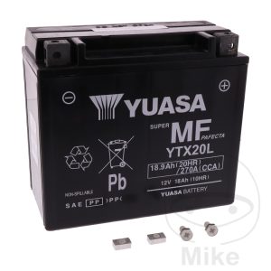 BATTERY MOTORCYCLE YTX20L WET YUASA Alternative: 7073976