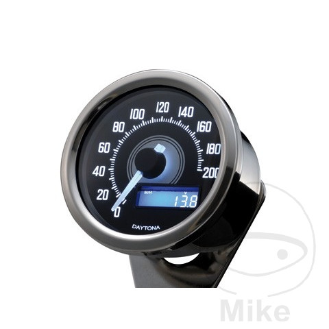 SPEEDOMETER ELECTRIC CHROME DAYTONA 60 mm NextPart.dk Reservedele Motorcykler touring Sport Racing Atv Oliefilter Luftfilter Bremseklodser Bremseskive Tændrør Kædekit Dæk SPEEDOMETER ELECTRIC CHROME DAYTONA 60 mm