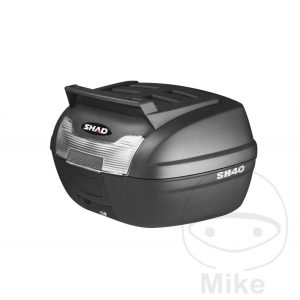 SHAD TOP BOX BLACK 40L SH40 CARGO WITH MOUNTING PLATE