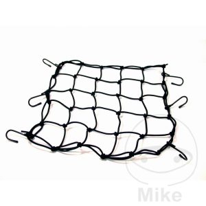 CARGO NET BLACK JMP 40 X 40CM 6 HOOKS