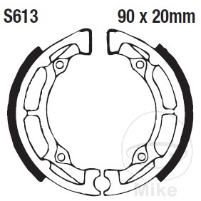 BRAKE SHOES WITH SPRING EBC NextPart.dk Reservedele Motorcykler touring Sport Racing Atv Oliefilter Luftfilter Bremseklodser Bremseskive Tændrør Kædekit Dæk BRAKE SHOES WITH SPRING EBC