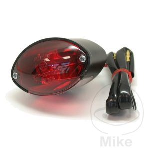 Mini baglygte CATEYE RED LENS SURROUND BLACK