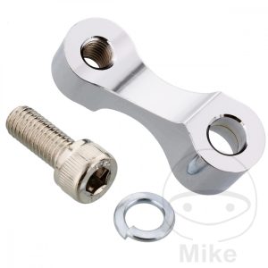 ADAPTOR MIRROR CHROME JMP M8 RIGHT