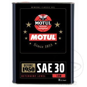 OIL 30W 2L MOTUL CLASSIC MINERAL NextPart.dk Reservedele Motorcykler touring Sport Racing Atv Oliefilter Luftfilter Bremseklodser Bremseskive Tændrør Kædekit Dæk OIL 30W 2L MOTUL CLASSIC MINERAL