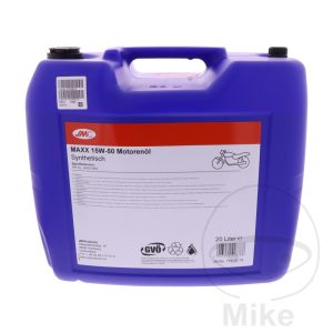 ENGINE OIL 15W50 4-STROKE 20L JMC MAXX SYNTHETIC NextPart.dk Reservedele Motorcykler touring Sport Racing Atv Oliefilter Luftfilter Bremseklodser Bremseskive Tændrør Kædekit Dæk ENGINE OIL 15W50 4-STROKE 20L JMC MAXX SYNTHETIC