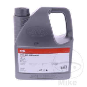 ENGINE OIL 20W40 4-STROKE 4L JMC MAXX MINERAL NextPart.dk Reservedele Motorcykler touring Sport Racing Atv Oliefilter Luftfilter Bremseklodser Bremseskive Tændrør Kædekit Dæk ENGINE OIL 20W40 4-STROKE 4L JMC MAXX MINERAL