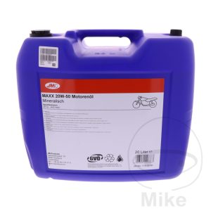 ENGINE OIL 20W50 4-STROKE 20L JMC MAXX MINERAL ALTN 7140404