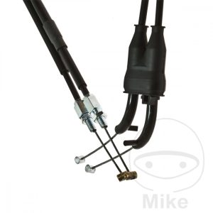 THROTTLE CABLE SET EXTENDED FOR SUPERBIKE HANDLEBAR CONVERSION