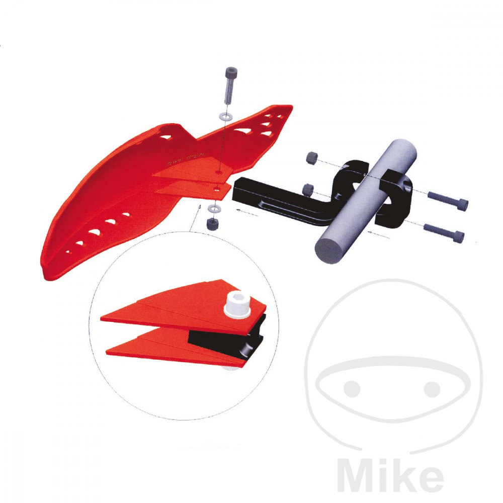 HAND GUARD 5600 WHITE NextPart.dk Reservedele Motorcykler touring Sport Racing Atv Oliefilter Luftfilter Bremseklodser Bremseskive Tændrør Kædekit Dæk HAND GUARD 5600 WHITE