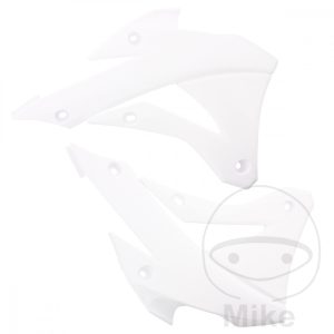 RADIATOR SCOOPS WHITE weiß NextPart.dk Reservedele Motorcykler touring Sport Racing Atv Oliefilter Luftfilter Bremseklodser Bremseskive Tændrør Kædekit Dæk RADIATOR SCOOPS WHITE weiß