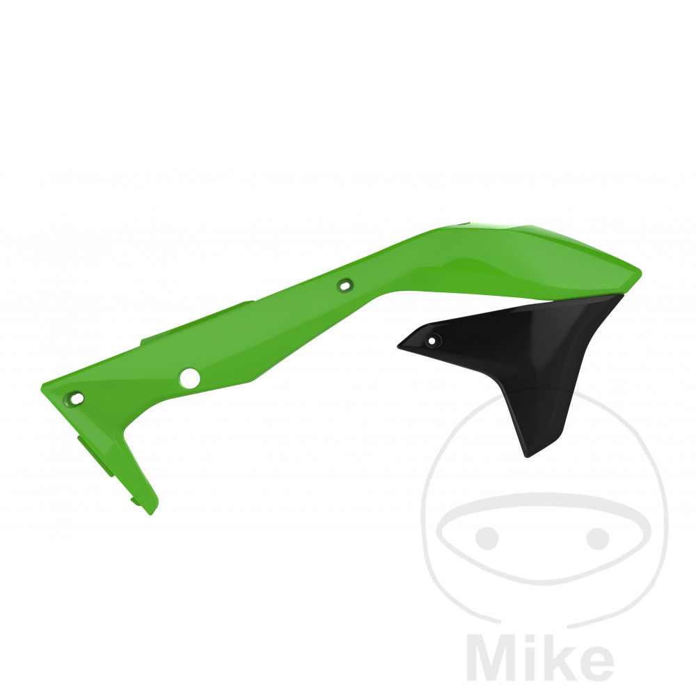 RADIATOR SCOOPS GREEN05/BLACK KIT NextPart.dk Reservedele Motorcykler touring Sport Racing Atv Oliefilter Luftfilter Bremseklodser Bremseskive Tændrør Kædekit Dæk RADIATOR SCOOPS GREEN05/BLACK KIT