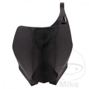 RACE NUMBER PLATE BLACK