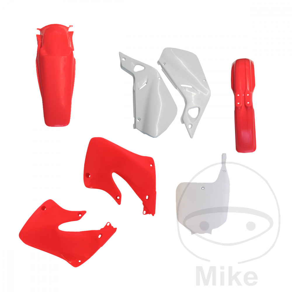 COMPLETE KIT RED/WHITE NextPart.dk Reservedele Motorcykler touring Sport Racing Atv Oliefilter Luftfilter Bremseklodser Bremseskive Tændrør Kædekit Dæk COMPLETE KIT RED/WHITE