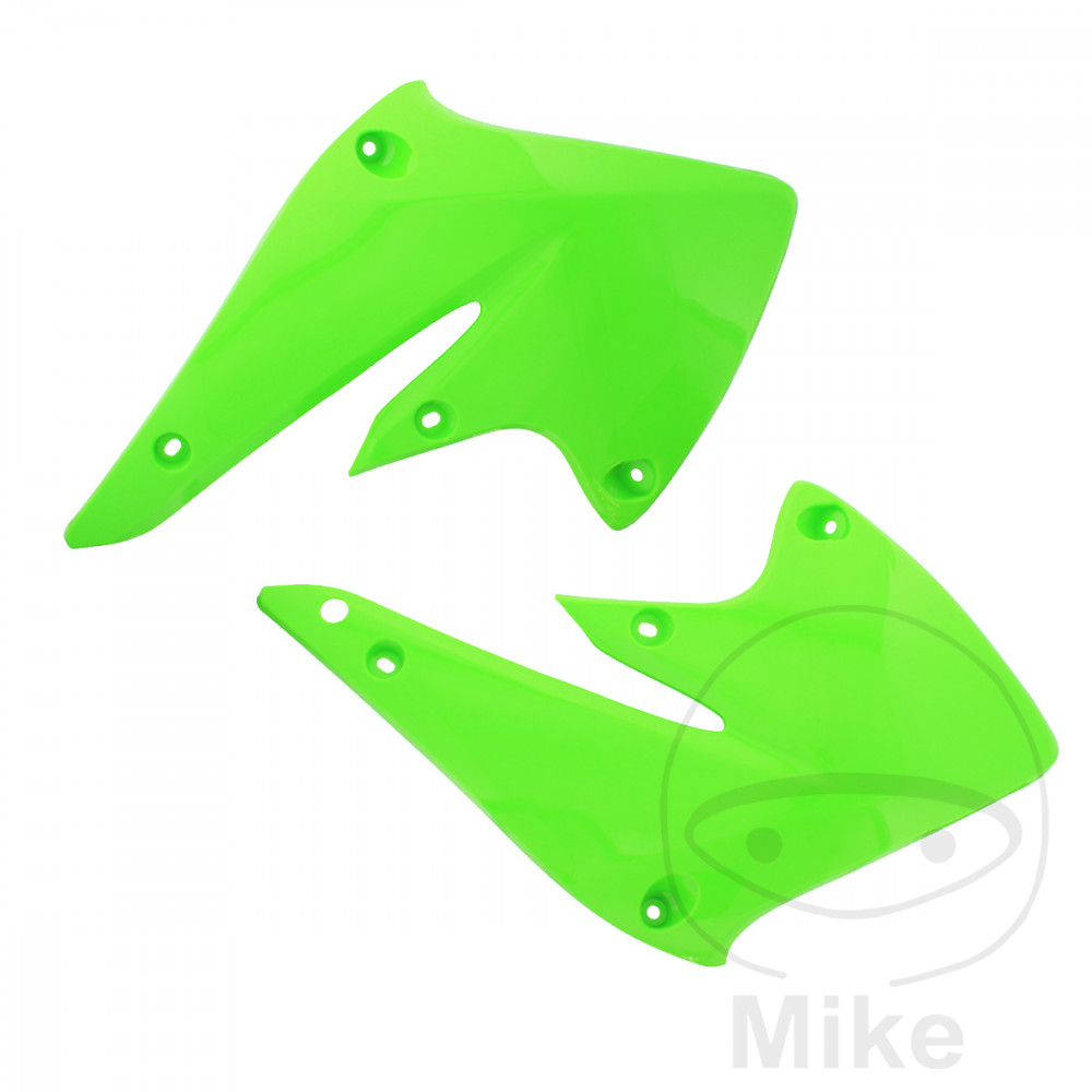 RADIATOR SCOOPS GREEN05 KIT NextPart.dk Reservedele Motorcykler touring Sport Racing Atv Oliefilter Luftfilter Bremseklodser Bremseskive Tændrør Kædekit Dæk RADIATOR SCOOPS GREEN05 KIT