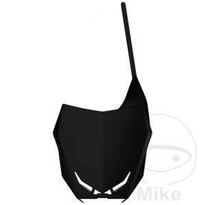 RACE NUMBER PLATE BLACK