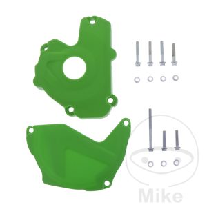 CLUTCH/ IGNITION COVER PROTECTOR GREEN KIT