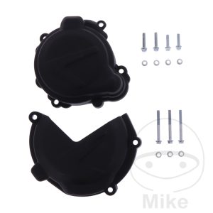 CLUTCH/ IGNITION COVER PROTECTOR BLACK KIT