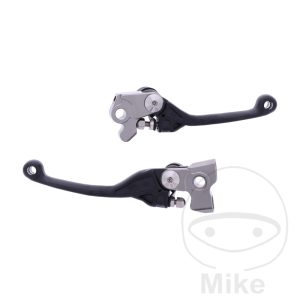 BRAKE/CLUTCH LEVER KIT BLACK UNBREAKABLE