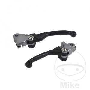BRAKE/CLUTCH LEVER KIT BLACK UNBREAKABLE