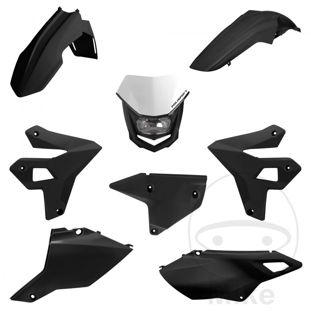 COMPLETE KIT BLACK NextPart.dk Reservedele Motorcykler touring Sport Racing Atv Oliefilter Luftfilter Bremseklodser Bremseskive Tændrør Kædekit Dæk COMPLETE KIT BLACK