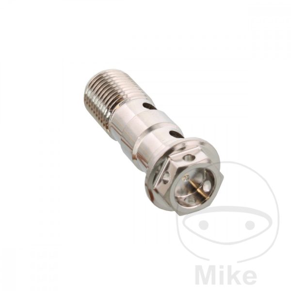BANJO BOLT DOUBLE M10X1 STAINLESS STEEL A4 RACING - NextPart.dk