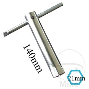 SPARK PLUG TOOL SW21 140MM WITH RETRACTABLE T-GRIP JMP