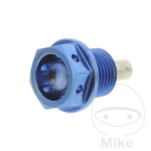 MAGNETIC OIL DRAIN PLUG M14X1.25 12MM TITANIUM BLUE NextPart.dk Reservedele Motorcykler touring Sport Racing Atv Oliefilter Luftfilter Bremseklodser Bremseskive Tændrør Kædekit Dæk MAGNETIC OIL DRAIN PLUG M14X1.25 12MM TITANIUM BLUE