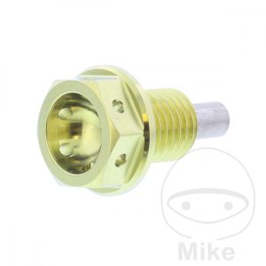 OIL DRAIN PLUG MAGNETIC JMP  M12X1.5MM 15MM TITAN GOLD