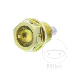 OIL DRAIN PLUG MAGNETIC JMP M14X1.25MM 12MM TITAN GOLD NextPart.dk Reservedele Motorcykler touring Sport Racing Atv Oliefilter Luftfilter Bremseklodser Bremseskive Tændrør Kædekit Dæk OIL DRAIN PLUG MAGNETIC JMP M14X1.25MM 12MM TITAN GOLD