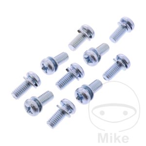 SCREW CARBURETTOR JMP M6X14MM 10 PCS