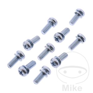 SCREW CARBURETTOR JMP M4X10MM 10 PCS