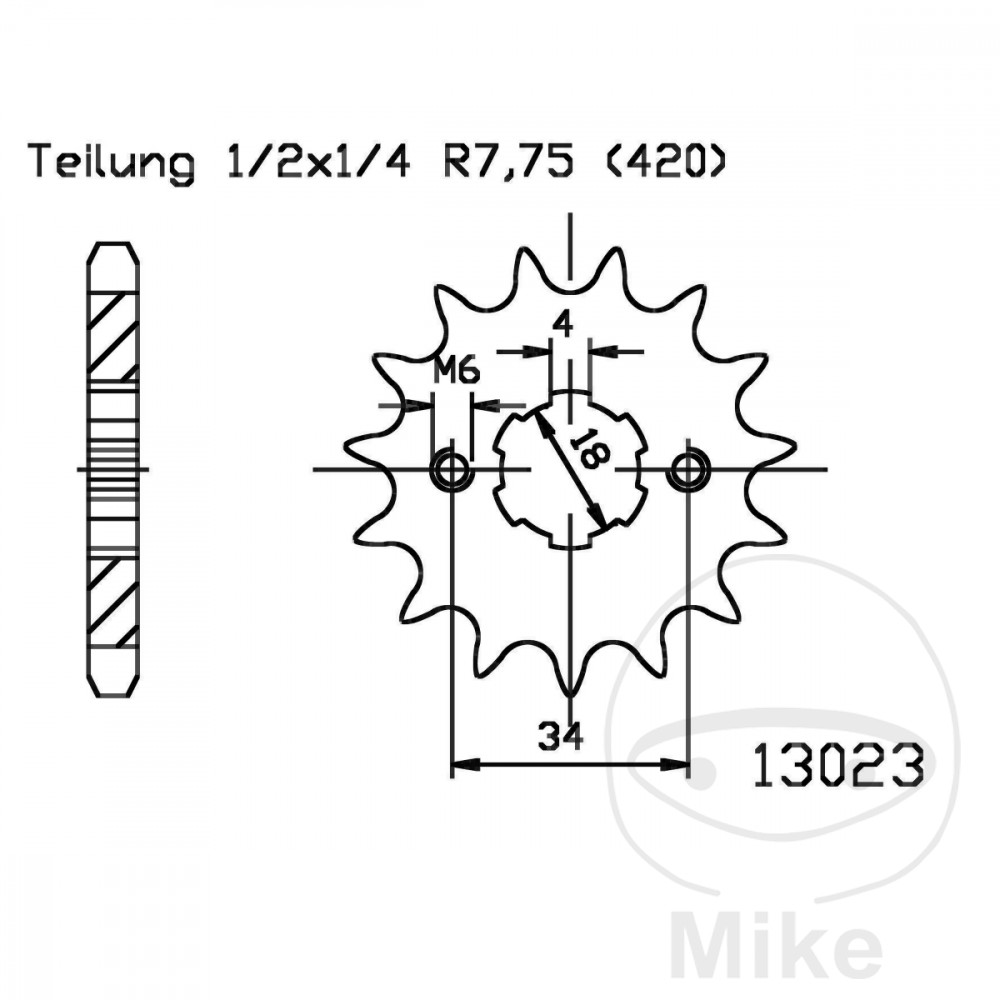 FRONT SPROCKET 19 TOOTH PITCH 420 LARGE SPLINE 6 INNER DIAMETER 18/20 NextPart.dk Reservedele Motorcykler touring Sport Racing Atv Oliefilter Luftfilter Bremseklodser Bremseskive Tændrør Kædekit Dæk FRONT SPROCKET 19 TOOTH PITCH 420 LARGE SPLINE 6 INNER DIAMETER 18/20