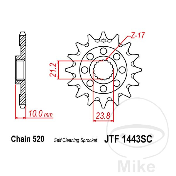 FRONT SPROCKET RACING 14 TOOTH PITCH 520 NARROW SPLINE INNER DIAMETER 21.2/23.8 NextPart.dk Reservedele Motorcykler touring Sport Racing Atv Oliefilter Luftfilter Bremseklodser Bremseskive Tændrør Kædekit Dæk FRONT SPROCKET RACING 14 TOOTH PITCH 520 NARROW SPLINE INNER DIAMETER 21.2/23.8