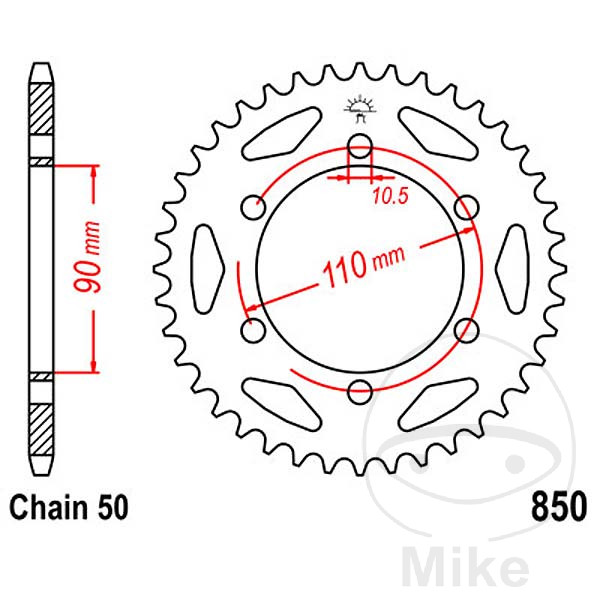 Bagtandhjul 33 T, størrelse 530 INNER DIAMETER 90 BOLT SPACING 110 NextPart.dk Reservedele Motorcykler touring Sport Racing Atv Oliefilter Luftfilter Bremseklodser Bremseskive Tændrør Kædekit Dæk Bagtandhjul 33 T, størrelse 530 INNER DIAMETER 90 BOLT SPACING 110