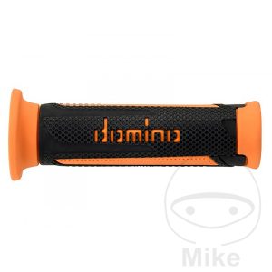 GRIPS A350 BLACK/ORANGE DOMINO D.22/26MM OPEN NextPart.dk Reservedele Motorcykler touring Sport Racing Atv Oliefilter Luftfilter Bremseklodser Bremseskive Tændrør Kædekit Dæk GRIPS A350 BLACK/ORANGE DOMINO D.22/26MM OPEN