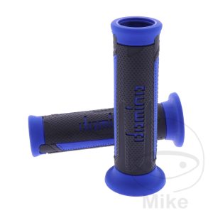 GRIPS A350 BLACK/BLUE DOMINO D.22/26MM OPEN NextPart.dk Reservedele Motorcykler touring Sport Racing Atv Oliefilter Luftfilter Bremseklodser Bremseskive Tændrør Kædekit Dæk GRIPS A350 BLACK/BLUE DOMINO D.22/26MM OPEN