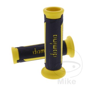 GRIPS A350 BLACK/YELLOW DOMINO D.22/26MM OPEN NextPart.dk Reservedele Motorcykler touring Sport Racing Atv Oliefilter Luftfilter Bremseklodser Bremseskive Tændrør Kædekit Dæk GRIPS A350 BLACK/YELLOW DOMINO D.22/26MM OPEN