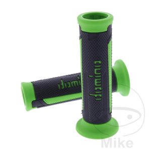 GRIPS A350 BLACK/GREEN DOMINO D.22/26MM OPEN NextPart.dk Reservedele Motorcykler touring Sport Racing Atv Oliefilter Luftfilter Bremseklodser Bremseskive Tændrør Kædekit Dæk GRIPS A350 BLACK/GREEN DOMINO D.22/26MM OPEN
