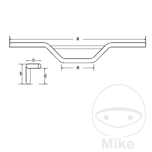 HANDLEBAR STEEL BLACK 22MM FEHLING Cross NextPart.dk Reservedele Motorcykler touring Sport Racing Atv Oliefilter Luftfilter Bremseklodser Bremseskive Tændrør Kædekit Dæk HANDLEBAR STEEL BLACK 22MM FEHLING Cross