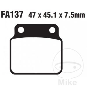 BRAKE PADS STD EBC FA137TT