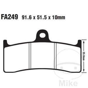 BRAKE PADS STD EBC FA249