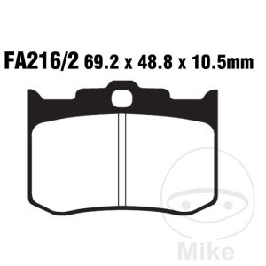 BRAKE PADS STD EBC FA216/2