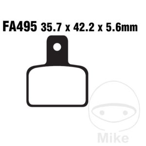 BRAKE PADS STD EBC FA495 ALTN 7870153