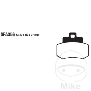 BRAKE PADS SINT EBC SFA356HH