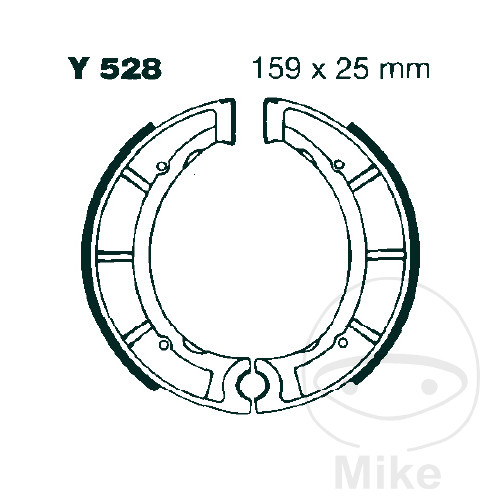 BRAKE SHOES GROOVED INC SPRINGS EBC ALTN 7321284 NextPart.dk Reservedele Motorcykler touring Sport Racing Atv Oliefilter Luftfilter Bremseklodser Bremseskive Tændrør Kædekit Dæk BRAKE SHOES GROOVED INC SPRINGS EBC ALTN 7321284