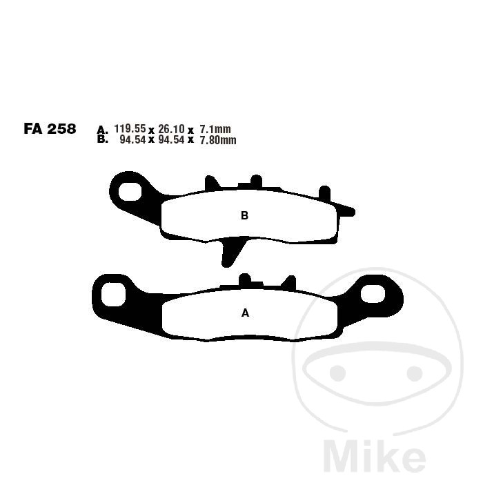 EBC Bremseklodser STD ALTN 7875438 NextPart.dk Reservedele Motorcykler touring Sport Racing Atv Oliefilter Luftfilter Bremseklodser Bremseskive Tændrør Kædekit Dæk EBC Bremseklodser STD ALTN 7875438