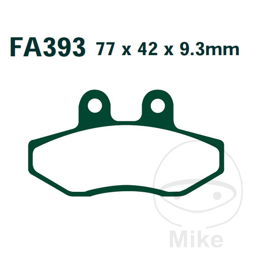 BRAKE PADS SCOOTER EBC SFA393 ALTN 7874431 NextPart.dk Reservedele Motorcykler touring Sport Racing Atv Oliefilter Luftfilter Bremseklodser Bremseskive Tændrør Kædekit Dæk BRAKE PADS SCOOTER EBC SFA393 ALTN 7874431